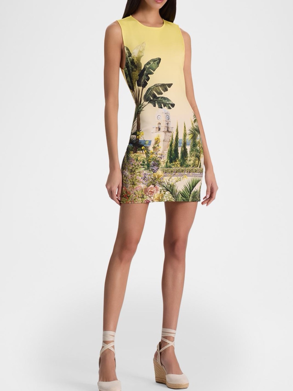 Alice+Olivia Wynell Graphic Fitted Minidress NWT